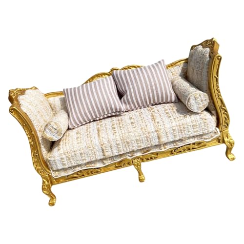 1/12 Skala Modernes Miniatursofa Realistische Holzpuppenhäuser Möbel Für Schlafzimmer Wohnzimmer 1/12 Skala Modernes Miniatursofa Realistische Holzpuppenhäuser Möbel Für Schlafzimmer Wohnzimmer von WNXGNHO