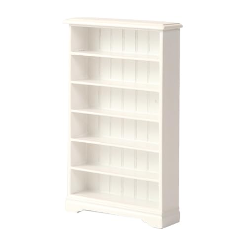 6 Ebenen Miniaturbuchregalmodell Für 1:12 Skala Dollhouses Decors Kleine Holzbuchregal Display Rackmöbel Ornament von WNXGNHO
