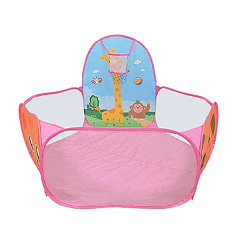 Petyoung Playpen Pit Zelt Mit Basketball Hoop Für Kleinkind Und Kinderfaltplayhouse Für Innen Und Außenspaß von WNXGNHO