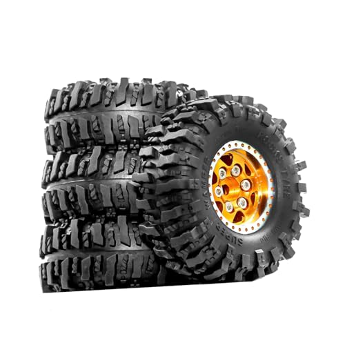 WNXGNHO 1/24 Rad Reifen Gummi Radversorgung Für Autospielzeug Fernbedienungssteuerung Crawlers Model Auto Gummi Rad Teile WNXGNHO 1/24 Rad Reifen Gummi Radversorgung Für Autospielzeug Fernbedienungssteuerung Crawlers Model Auto Gummi Rad Teile von WNXGNHO
