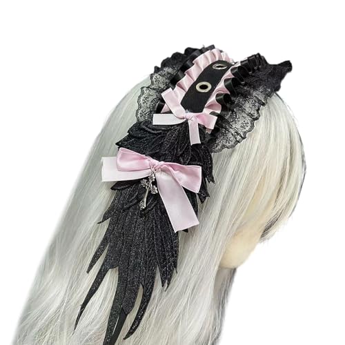 WNXGNHO Bowknot Haarband Bowknot Stirnband Geeignet Für Komfort Und Haltbarkeit Perfekt Für Eleganzen Für Ensembles Gothic Hair Ornament Für Partys WNXGNHO Bowknot Haarband Bowknot Stirnband Geeignet Für Komfort Und Haltbarkeit Perfekt Für Eleganzen Für Ensembles Gothic Hair Ornament Für Partys von WNXGNHO