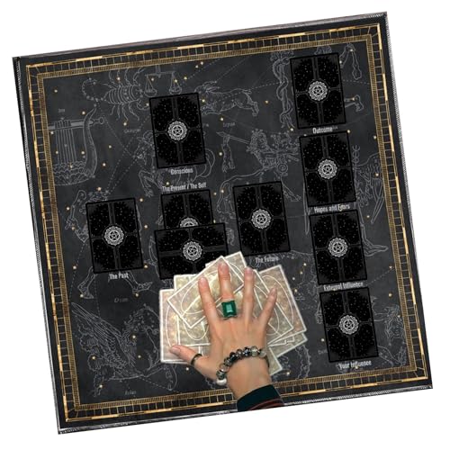 WNXGNHO Divinations Tischdecke Lesekarte Astrologys Tarot Karte Tischdecke Altars Stoff Givinationen Brettspielzubehör WNXGNHO Divinations Tischdecke Lesekarte Astrologys Tarot Karte Tischdecke Altars Stoff Givinationen Brettspielzubehör von WNXGNHO