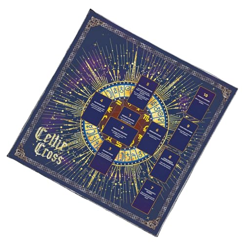 WNXGNHO Divinations Tischdecke Lesekarte Astrologys Tarot Karte Tischdecke Altars Stoff Givinationen Brettspielzubehör von WNXGNHO