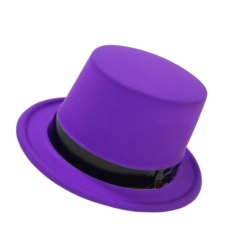 WNXGNHO Großer Hut mit schwarzer Schleife mit fluoreszierender Farbe für Cosplay, Party, Erwachsene, Rollenspiel, Verkleidungszubehör, Gentleman-Hut WNXGNHO Großer Hut mit schwarzer Schleife mit fluoreszierender Farbe für Cosplay, Party, Erwachsene, Rollenspiel, Verkleidungszubehör, Gentleman-Hut von WNXGNHO