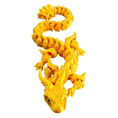 WNXGNHO Metallic Dragon Zappets Spielzeug Flexible Stressabbau Figur Für Kinder Und Erwachsene Tragbares Artikuliertes Design von WNXGNHO