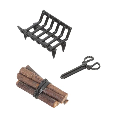 WNXGNHO Miniaturkabine Decors Kamine Accessoires Set Mit Detailliertem Brennholzregal Und Zange Für 1/12 Model Anzeige WNXGNHO Miniaturkabine Decors Kamine Accessoires Set Mit Detailliertem Brennholzregal Und Zange Für 1/12 Model Anzeige von WNXGNHO
