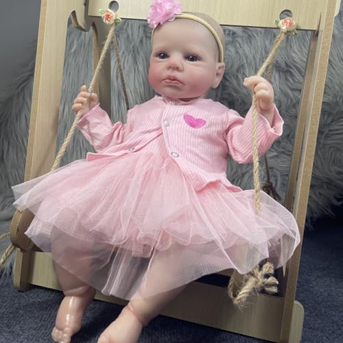 WNXGNHO Realistische Wiedergeborene Babypuppen Neugeborene Babypuppen Vollvinylkörper Therapiepuppen Anatomisch Korrekte Geschenke Für Echte Babys WNXGNHO Realistische Wiedergeborene Babypuppen Neugeborene Babypuppen Vollvinylkörper Therapiepuppen Anatomisch Korrekte Geschenke Für Echte Babys von WNXGNHO