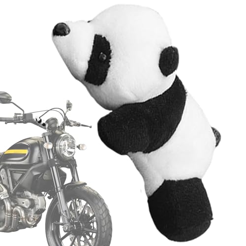 WOBBLO Niedliches Plüschpuppenspielzeug | Panda Dinosaurier Spielzeug Plüsch Fahrrad Anhänger | Tierornament aus Plüsch für Roller, Motorräder, Fahrräder von WOBBLO