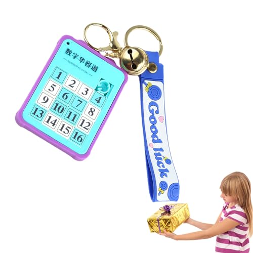 WOBBLO Puzzle-Dia-Zahlen-Spielzeug – Schlüsselanhänger für Spielzeug, Anhänger mit Nummer | Schlüsselanhänger, Spielzeug, Puzzle, Dekoration, Schlüsselanhänger, Geschenk von WOBBLO
