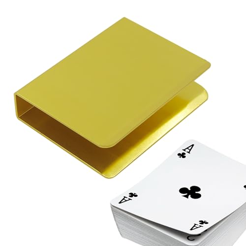 WOBBLO Spielkartenhalter, Pokerkartenspender aus Aluminiumlegierung | Spielkartenhalter, Spielkartenspender, Poker-Kartenhalter für Pokerpartys und Spiele von WOBBLO