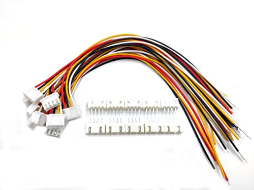 winwill 10 Sätze Jst Xh 2.5-4 Pin-Stecker-Stecker Male mit 200 mm Draht & Buchse winwill 10 Sätze Jst Xh 2.5-4 Pin-Stecker-Stecker Male mit 200 mm Draht & Buchse von winwill