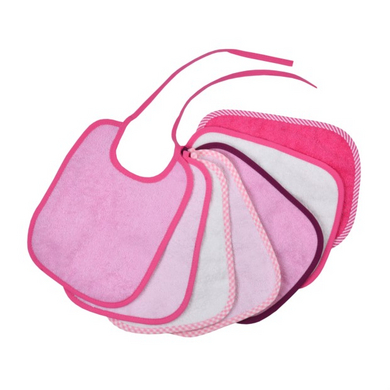 WÖRNER Bindelätzchen 7er Pack rosa 20 x 25 cm von WÖRNER SÜDFROTTIER