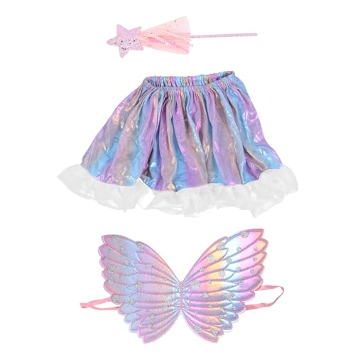 WOFASHPURET 1 Satz 3-teiliges Set Schmetterlingsflügel -requisiten Schmetterlingskostüm Für Mädchen Fee Märchenkostüm Kostüm Flügel Party Dekorativer Flügel Tuch Rosa WOFASHPURET 1 Satz 3-teiliges Set Schmetterlingsflügel -requisiten Schmetterlingskostüm Für Mädchen Fee Märchenkostüm Kostüm Flügel Party Dekorativer Flügel Tuch Rosa von WOFASHPURET