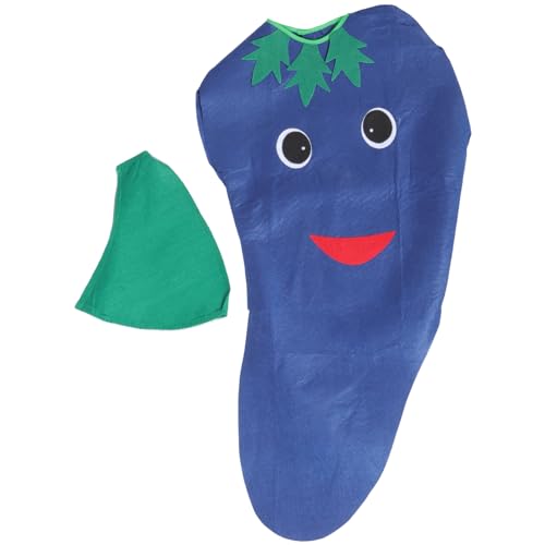 WOFASHPURET 1 Satz Auberginen-Kostüme verkleidung faschingskostüme costume Verkleidung Gemüse-Kostümzubehör Kinderkostüm Kinderparty-Gemüse Kindergemüse Vlies WOFASHPURET 1 Satz Auberginen-Kostüme verkleidung faschingskostüme costume Verkleidung Gemüse-Kostümzubehör Kinderkostüm Kinderparty-Gemüse Kindergemüse Vlies von WOFASHPURET