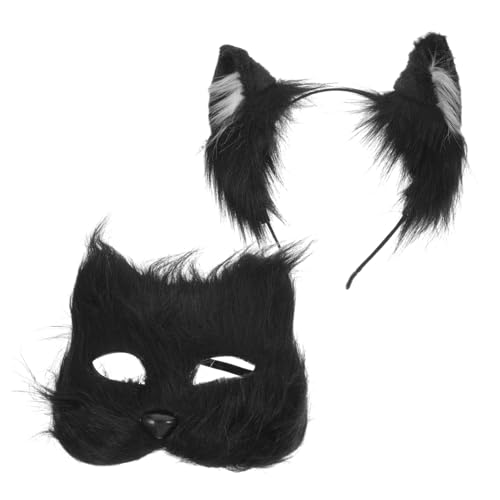 WOFASHPURET 1 Satz Fuchsmaske für Halloween Furry Cosplay Maske mit Haarband Teiliges Kostümset für Maskenbälle und Verkleidungen Realistische Tiermaske für Partys und Festlichkeiten WOFASHPURET 1 Satz Fuchsmaske für Halloween Furry Cosplay Maske mit Haarband Teiliges Kostümset für Maskenbälle und Verkleidungen Realistische Tiermaske für Partys und Festlichkeiten von WOFASHPURET