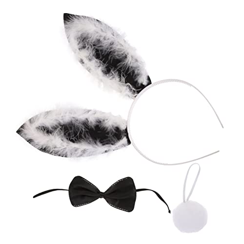 WOFASHPURET 1 Satz Hasenohr Stirnband Ohren Kaninchen Hasenmütze Kostüm Hasenzubehör Hasen-Accessoires Häschen-Accessoires für Frauen Cosplay Hasenschwanz Plüsch WOFASHPURET 1 Satz Hasenohr Stirnband Ohren Kaninchen Hasenmütze Kostüm Hasenzubehör Hasen-Accessoires Häschen-Accessoires für Frauen Cosplay Hasenschwanz Plüsch von WOFASHPURET