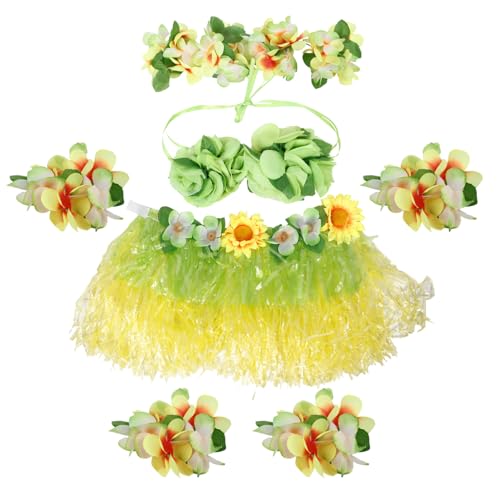 WOFASHPURET 1 Satz Hula-Kleidung für Fest für die Luau-Party Outfits Partydekorationen Kostüm tropische Girlande Tanz-Performance-Rock Hawaii-Themenstütze Plastik WOFASHPURET 1 Satz Hula-Kleidung für Fest für die Luau-Party Outfits Partydekorationen Kostüm tropische Girlande Tanz-Performance-Rock Hawaii-Themenstütze Plastik von WOFASHPURET