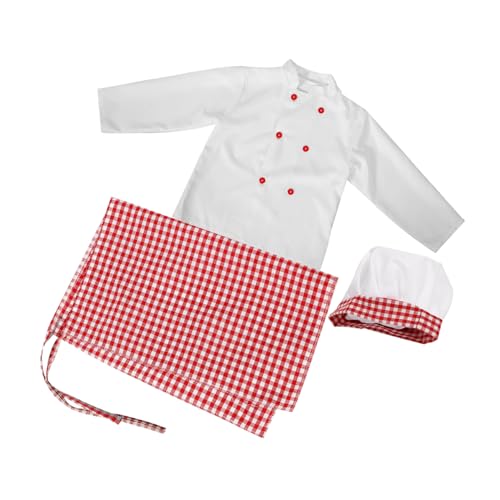 WOFASHPURET 1 Satz Kochuniform für Schürze verkleidung kinderkochmütze Kinderhandwerk kochschule für kostüm Koch-Rollenspielkostüm für Kinderkostüm Polyester WOFASHPURET 1 Satz Kochuniform für Schürze verkleidung kinderkochmütze Kinderhandwerk kochschule für kostüm Koch-Rollenspielkostüm für Kinderkostüm Polyester von WOFASHPURET