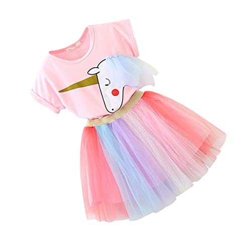 WOFASHPURET 1 Set Einhorn Regenbogen Rock Set Outfits Für Mädchen Einhorn Tutu Kleid Mädchenröcke Mädchen Geburtstags Outfit Cosplay Kleidung Party Kostüm Rosa WOFASHPURET 1 Set Einhorn Regenbogen Rock Set Outfits Für Mädchen Einhorn Tutu Kleid Mädchenröcke Mädchen Geburtstags Outfit Cosplay Kleidung Party Kostüm Rosa von WOFASHPURET