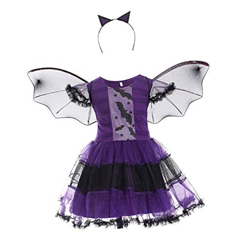 WOFASHPURET Halloween Deko Kinderparty 1 Set Halloween Hexen Umhang Kostü Für Ädchen Ideales Rollenspiel Outfit Für Halloween Bühnenaufführungen Und Kostümpartys Halloween Kostüme WOFASHPURET Halloween Deko Kinderparty 1 Set Halloween Hexen Umhang Kostü Für Ädchen Ideales Rollenspiel Outfit Für Halloween Bühnenaufführungen Und Kostümpartys Halloween Kostüme von WOFASHPURET