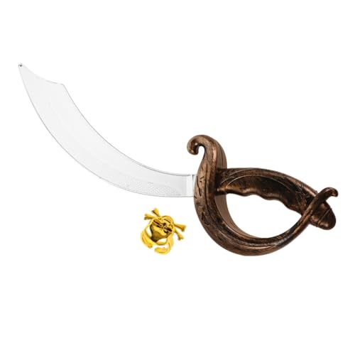 WOFASHPURET Pirat für Erwachsene Piratenspielzeug Aus Kunststoff Pirat für Jungen und Mädchen Piratenzubehör-Set für Die Halloween-Party von WOFASHPURET