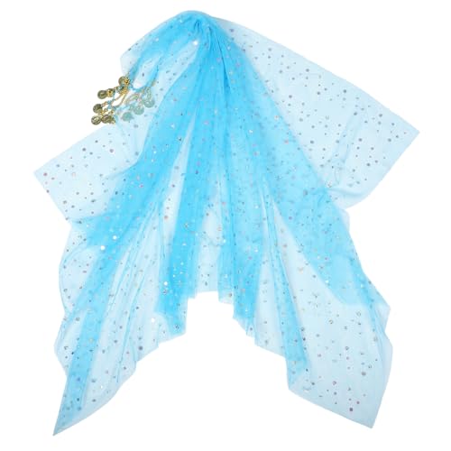 WOFASHPURET Schal Frauen Schal Bauchtänzerin Kopfschmuck Set Tänzerin Kopfbedeckung Polyester Tanz Performance Ornament WOFASHPURET Schal Frauen Schal Bauchtänzerin Kopfschmuck Set Tänzerin Kopfbedeckung Polyester Tanz Performance Ornament von WOFASHPURET
