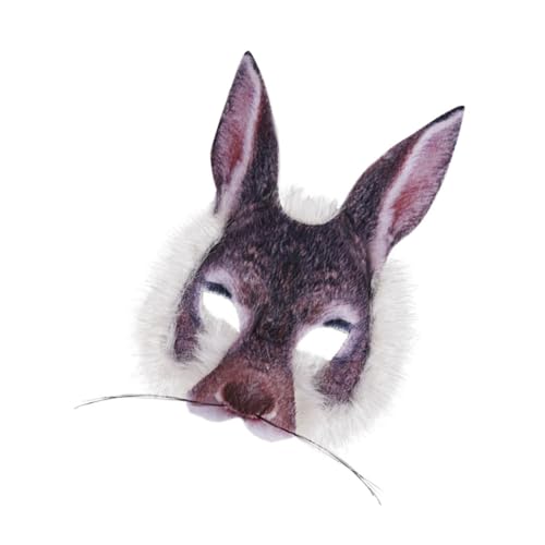WOFASHPURET 1 Stück Tierische Maske Kaninchen Maskerade Kostümmasken Für Mädchen Karneval-themenmasken Maskenverzierung Kostümmasken Für Erwachsene Kostüm Maske Pvc WOFASHPURET 1 Stück Tierische Maske Kaninchen Maskerade Kostümmasken Für Mädchen Karneval-themenmasken Maskenverzierung Kostümmasken Für Erwachsene Kostüm Maske Pvc von WOFASHPURET