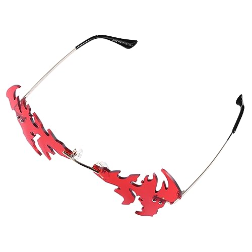 WOFASHPURET 1 Stück lustige Brille Rave Cosplay -Party -Sonnenbrille farbige Gläser Kostümbrille geformt lustige schauspiele Partyzubehör Metall rot WOFASHPURET 1 Stück lustige Brille Rave Cosplay -Party -Sonnenbrille farbige Gläser Kostümbrille geformt lustige schauspiele Partyzubehör Metall rot von WOFASHPURET