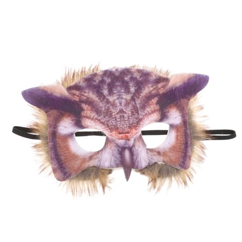 WOFASHPURET 1 Stück tierische Maske Party Hälfte realistisch Kostüm Eulen Karnevalsmaske halbmaske halloween Cosplay-Maske Halloween-Halbmaske Maskerade Masken Vlies WOFASHPURET 1 Stück tierische Maske Party Hälfte realistisch Kostüm Eulen Karnevalsmaske halbmaske halloween Cosplay-Maske Halloween-Halbmaske Maskerade Masken Vlies von WOFASHPURET