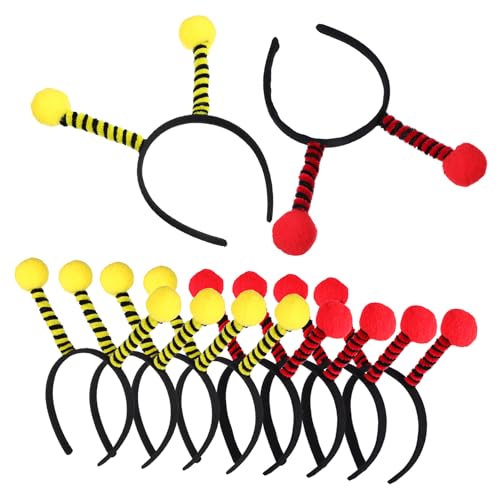 WOFASHPURET 10 Stück Bienen Antenne Haarreif für Erwachsene Niedlicher Kopfschmuck für Halloween Karneval und Partys WOFASHPURET 10 Stück Bienen Antenne Haarreif für Erwachsene Niedlicher Kopfschmuck für Halloween Karneval und Partys von WOFASHPURET