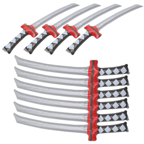 WOFASHPURET 10 Stück Teiliges Aufblasbare Piratenschwerter für Cosplay Partys und Schwimmbadspaß Robuste PVC für Halloween und Piratenabenteuer WOFASHPURET 10 Stück Teiliges Aufblasbare Piratenschwerter für Cosplay Partys und Schwimmbadspaß Robuste PVC für Halloween und Piratenabenteuer von WOFASHPURET