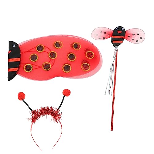 WOFASHPURET 1Satz Kostümset für Teiliges mit Flügeln Märchenstock Stirnband für Partys Aufführungen Leichte Design WOFASHPURET 1Satz Kostümset für Teiliges mit Flügeln Märchenstock Stirnband für Partys Aufführungen Leichte Design von WOFASHPURET