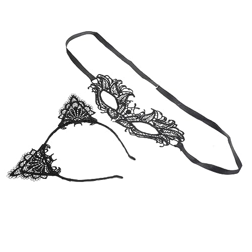 WOFASHPURET 1Satz Schwarzem Haarband Halbmaske für Halloween Cosplay Stilvolles Accessoire für Partys Kostümiertes Feiern Bars Besondere Anlässe Leicht Komfortabel WOFASHPURET 1Satz Schwarzem Haarband Halbmaske für Halloween Cosplay Stilvolles Accessoire für Partys Kostümiertes Feiern Bars Besondere Anlässe Leicht Komfortabel von WOFASHPURET
