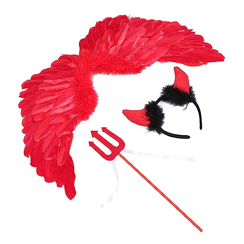 WOFASHPURET 1Satz Teufelsflügel Kostümset Für Halloween Cosplay Bühnenauftritte Bequemes Design Für Jungen Für Partys WOFASHPURET 1Satz Teufelsflügel Kostümset Für Halloween Cosplay Bühnenauftritte Bequemes Design Für Jungen Für Partys von WOFASHPURET