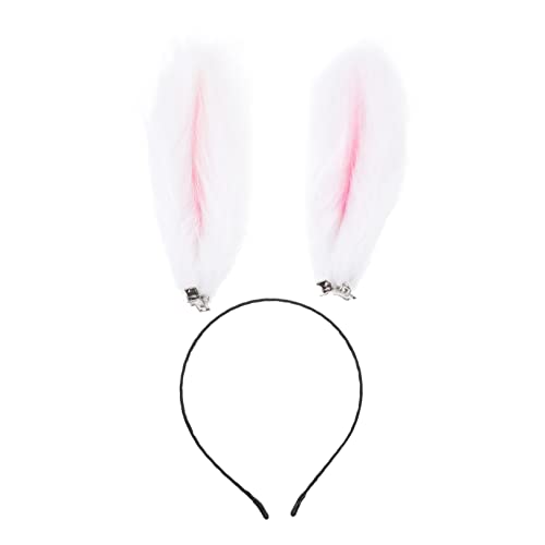 WOFASHPURET 1Stück Kaninchen Haarreifen Plüsch Kopfschmuck Für Kostümpartys Festivals Karneval Hochwertiges Material Langlebig Und Praktisch Für Unvergessliche Feierlichkeiten von WOFASHPURET