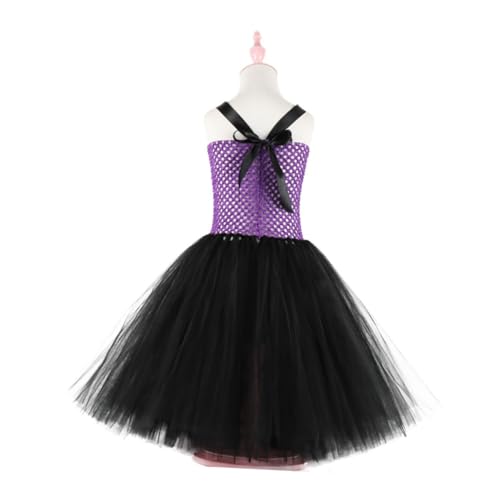 WOFASHPURET 1Stück Kreatives Halloween Hexenkostüm Bezauberndes Tüllkleid Für Cosplay Outfit Für Partys Halloween von WOFASHPURET