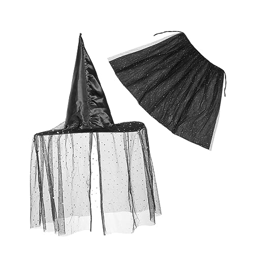 WOFASHPURET 1satz Mädchen Star Umhang Set Mit Cosplay Kostüm Für Halloween Und Schwarz Mit Und Tüll Für Kindergeburtstag Und Festlichkeiten WOFASHPURET 1satz Mädchen Star Umhang Set Mit Cosplay Kostüm Für Halloween Und Schwarz Mit Und Tüll Für Kindergeburtstag Und Festlichkeiten von WOFASHPURET