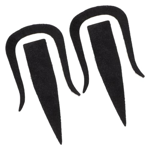 WOFASHPURET Cosplay-bart-Requisiten 2er-Pack Simuliertes Schnurrbart- Falscher Bart Für Männer Halloween-partyzubehör Leicht Und Bequem WOFASHPURET Cosplay-bart-Requisiten 2er-Pack Simuliertes Schnurrbart- Falscher Bart Für Männer Halloween-partyzubehör Leicht Und Bequem von WOFASHPURET