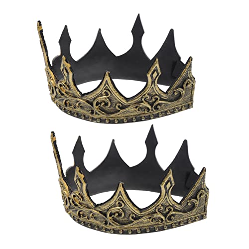 WOFASHPURET 2 Stück 3D weiche Krone elegante Krone Königskostüm für Herren Schaumkronen Leistungskrone dvd the crown birthday crown Krone Parteibevorzugung Kronen für Jungen Pu Golden WOFASHPURET 2 Stück 3D weiche Krone elegante Krone Königskostüm für Herren Schaumkronen Leistungskrone dvd the crown birthday crown Krone Parteibevorzugung Kronen für Jungen Pu Golden von WOFASHPURET