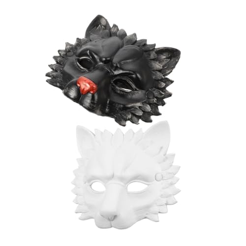 WOFASHPURET 2 Stück 3d Maske Halloween Cosplay Maske Party Versorgung Für Festival Party Maskerade Cosplay Maske Dekorative Maske WOFASHPURET 2 Stück 3d Maske Halloween Cosplay Maske Party Versorgung Für Festival Party Maskerade Cosplay Maske Dekorative Maske von WOFASHPURET