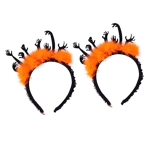 WOFASHPURET 2 Stück Böses Handstirnband Haarzubehör für Mädchen Fledermauszubehör Halloween Kopfbedeckung Kostüm Erwachsene Halloween-Cosplay-Stirnband Halloween -Zubehör Black WOFASHPURET 2 Stück Böses Handstirnband Haarzubehör für Mädchen Fledermauszubehör Halloween Kopfbedeckung Kostüm Erwachsene Halloween-Cosplay-Stirnband Halloween -Zubehör Black von WOFASHPURET