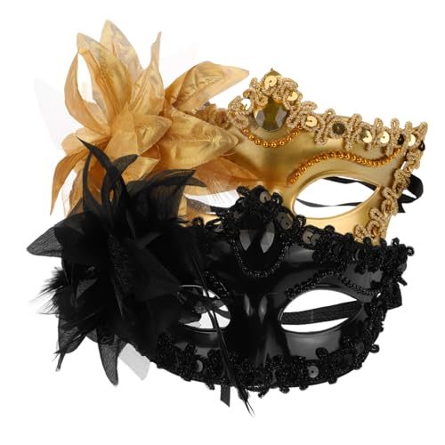 WOFASHPURET 2 Stück Dekorative Masken Halloween-kostüm Frauen Blume Halloween-maske Weißes Halloween Maskerade Ball Über Nacht Party Hälfte Für Halbes Halloween Plastik WOFASHPURET 2 Stück Dekorative Masken Halloween-kostüm Frauen Blume Halloween-maske Weißes Halloween Maskerade Ball Über Nacht Party Hälfte Für Halbes Halloween Plastik von WOFASHPURET
