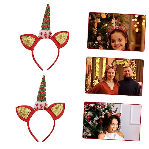 WOFASHPURET 2 Stück Einhorn Haarreifen Kreativer Kopfschmuck für Kindergeburtstag Party und Fotoshootings Niedliches Accessoire für Mädchen und Familienfeiern WOFASHPURET 2 Stück Einhorn Haarreifen Kreativer Kopfschmuck für Kindergeburtstag Party und Fotoshootings Niedliches Accessoire für Mädchen und Familienfeiern von WOFASHPURET