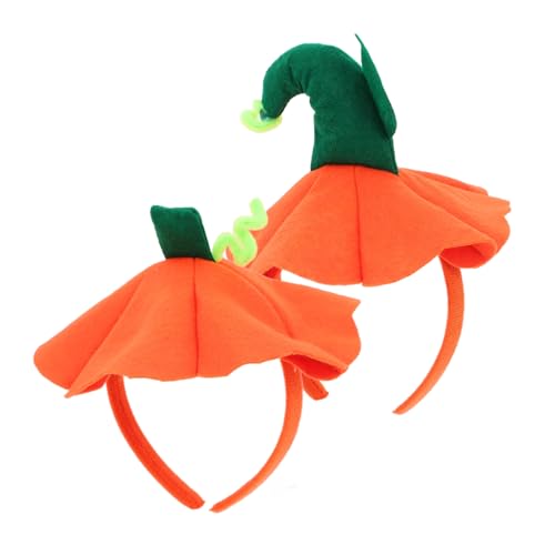 WOFASHPURET 2 Stück Halloween Kürbis Haarband Lustiges Kostüm Accessoire für Partys Haarreifen Kopfbedeckung für Halloween und Cosplay Veranstaltungen WOFASHPURET 2 Stück Halloween Kürbis Haarband Lustiges Kostüm Accessoire für Partys Haarreifen Kopfbedeckung für Halloween und Cosplay Veranstaltungen von WOFASHPURET