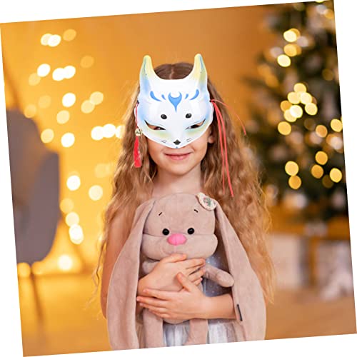 WOFASHPURET 2 Stück Kleine Fuchsmaske Fuchsmasken Cosplay Halloween Zubehör Damen Party Maskerade-maske Für Paare Werkzeug Für Festivalmasken Halbe Gesichtsmaske Blue Pvc WOFASHPURET 2 Stück Kleine Fuchsmaske Fuchsmasken Cosplay Halloween Zubehör Damen Party Maskerade-maske Für Paare Werkzeug Für Festivalmasken Halbe Gesichtsmaske Blue Pvc von WOFASHPURET