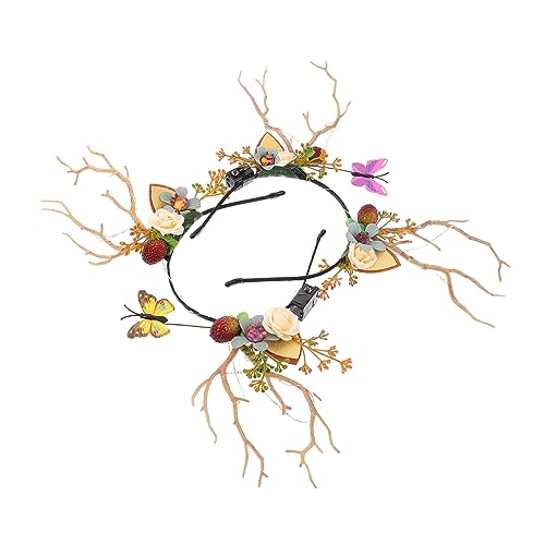 WOFASHPURET 2 Stück LED Hirschgeweih Stirnband Leuchtend Party Weihnachtskopfschmuck für Damen Erwachsene Leicht Bequem Langlebig Festlich WOFASHPURET 2 Stück LED Hirschgeweih Stirnband Leuchtend Party Weihnachtskopfschmuck für Damen Erwachsene Leicht Bequem Langlebig Festlich von WOFASHPURET