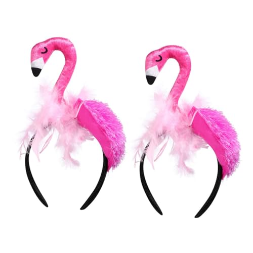 WOFASHPURET 2 Stück Teiliges Flamingo Haarband Niedliches Cartoon Tier Stirnband Vielseitiger Haarschmuck für Mädchen Geeignet für Strandparty Karneval Kostüm und Cosplay Accessoire WOFASHPURET 2 Stück Teiliges Flamingo Haarband Niedliches Cartoon Tier Stirnband Vielseitiger Haarschmuck für Mädchen Geeignet für Strandparty Karneval Kostüm und Cosplay Accessoire von WOFASHPURET