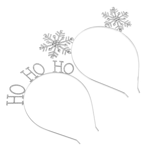 WOFASHPURET 2 Stück Weihnachtsstirnband Teilig Schneeflocke Haar Accessoire Umweltfreundlich Langlebig Festlich für Winterparty Weihnachten Geschenkidee WOFASHPURET 2 Stück Weihnachtsstirnband Teilig Schneeflocke Haar Accessoire Umweltfreundlich Langlebig Festlich für Winterparty Weihnachten Geschenkidee von WOFASHPURET
