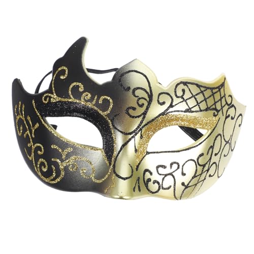 WOFASHPURET 2St Halbgesichts-Flammenmaske Abschlussball Maske Tanzparty-Requisite halloween masken halloweenmaske Maskerade-Maske Halloween-Maske Maskerade halbe Gesichtsmaske gemalt bilden von WOFASHPURET