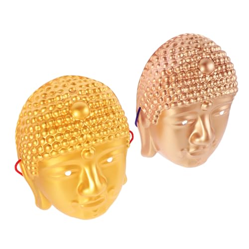 WOFASHPURET 2Stücke Buddha Kopfmasken Für Halloween Karneval Lustige Kostümmaske Für Erwachsene Vollkopfmaske Langlebigem Für Fasching Maskerade Events WOFASHPURET 2Stücke Buddha Kopfmasken Für Halloween Karneval Lustige Kostümmaske Für Erwachsene Vollkopfmaske Langlebigem Für Fasching Maskerade Events von WOFASHPURET